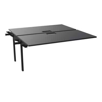 BENCH SUIVANT CONECT L160XP165CM-2 PLAT EP25MM NS TRAPPES -PIET INTERM. CARRE   R9 ZP