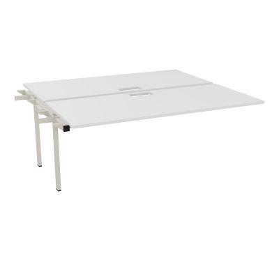 BENCH SUIVANT CONECT L180XP165CM-2 PLAT EP25MM NS TRAPPES -PIET INTERM. CARRE MG ZC