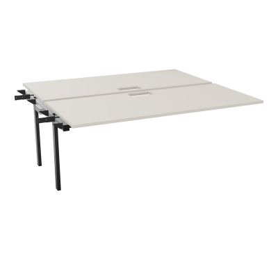 BENCH SUIVANT CONECT L180XP165CM-2 PLAT EP25MM NS TRAPPES -PIET INTERM. CARRE N5 SG