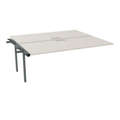 BENCH SUIVANT CONECT L180XP165CM-2 PLAT EP25MM NS TRAPPES -PIET INTERM. CARRE N5 SU