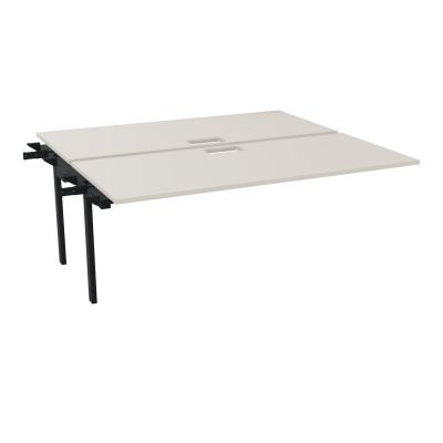 BENCH SUIVANT CONECT L180XP165CM-2 PLAT EP25MM NS TRAPPES -PIET INTERM. CARRE N5 ZP