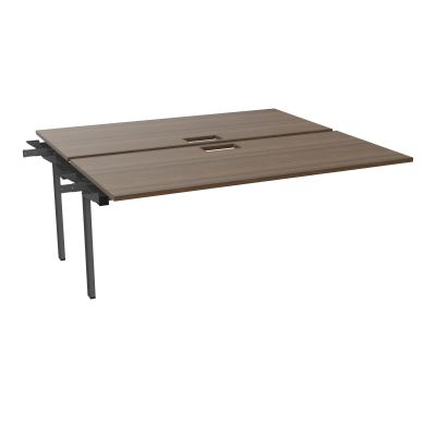 BENCH SUIVANT CONECT L180XP165CM-2 PLAT EP25MM NS TRAPPES -PIET INTERM. CARRE N6 SC