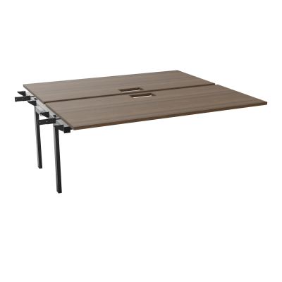 BENCH SUIVANT CONECT L180XP165CM-2 PLAT EP25MM NS TRAPPES -PIET INTERM. CARRE N6 SG
