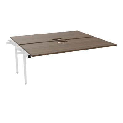BENCH SUIVANT CONECT L180XP165CM-2 PLAT EP25MM NS TRAPPES -PIET INTERM. CARRE N6 ZO