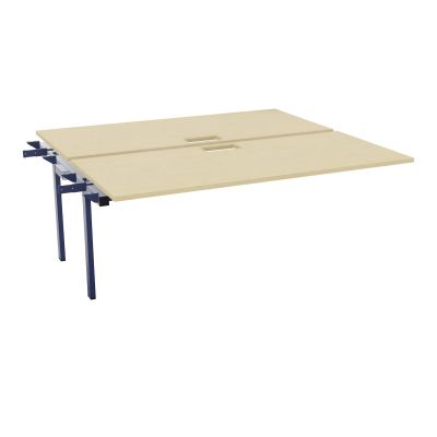 BENCH SUIVANT CONECT L180XP165CM-2 PLAT EP25MM NS TRAPPES -PIET INTERM. CARRE N8 X4