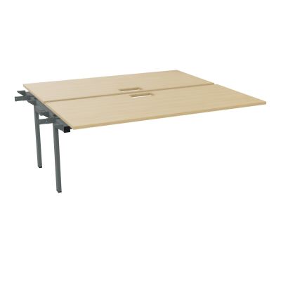 BENCH SUIVANT CONECT L180XP165CM-2 PLAT EP25MM NS TRAPPES -PIET INTERM. CARRE   R1 SU