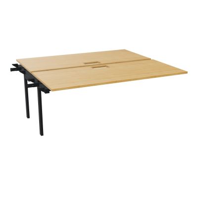BENCH SUIVANT CONECT L180XP165CM-2 PLAT EP25MM NS TRAPPES -PIET INTERM. CARRE   R5 ZP