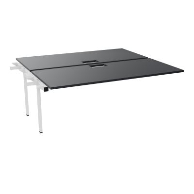BENCH SUIVANT CONECT L180XP165CM-2 PLAT EP25MM NS TRAPPES -PIET INTERM. CARRE   R9 ZO