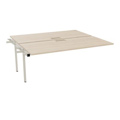 BENCH SUIVANT CONECT L180XP165CM-2 PLAT EP25MM NS TRAPPES -PIET INTERM. CARRE RZ ZC