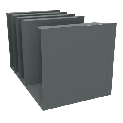 JAMES BLOC METAL 4 NICHES PLIE (DIM.BLOC MONTE L570,5 X H335 X P337 MM) SU
