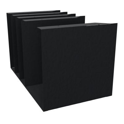 JAMES BLOC METAL 4 NICHES PLIE (DIM.BLOC MONTE L570,5 X H335 X P337 MM) ZP
