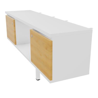 JAMES MEUBLE 2PTE&NICHE L142P36 H73,5CM P.METAL PR BENCH ARIAL P1420 PIED CARRE    MG R5