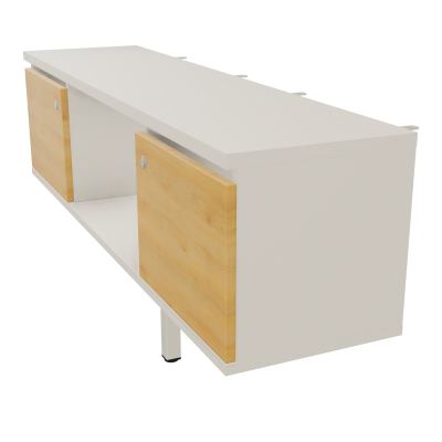 JAMES MEUBLE 2PTE&NICHE L142P36 H73,5CM P.METAL PR BENCH ARIAL P1420 PIED CARRE    N5 R5