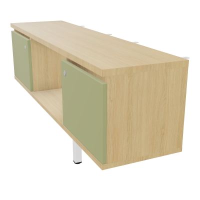 JAMES MEUBLE 2PTE&NICHE L142P36 H73,5CM P.METAL PR BENCH ARIAL P1420 PIED CARRE    R1 R7