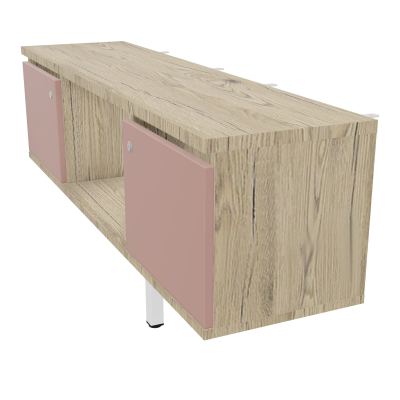 JAMES MEUBLE 2PTE&NICHE L142P36 H73,5CM P.METAL PR BENCH ARIAL P1420 PIED CARRE    R3 R8