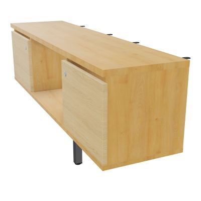 JAMES MEUBLE 2PTE&NICHE L142P36 H73,5CM P.METAL PR BENCH ARIAL P1420 PIED CARRE    R5 R1