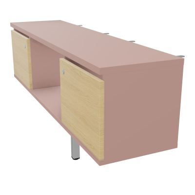JAMES MEUBLE 2PTE&NICHE L142P36 H73,5CM P.METAL PR BENCH ARIAL P1420 PIED CARRE    R8 R1