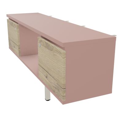 JAMES MEUBLE 2PTE&NICHE L142P36 H73,5CM P.METAL PR BENCH ARIAL P1420 PIED CARRE    R8 R3