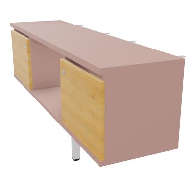 JAMES MEUBLE 2PTE&NICHE L142P36 H73,5CM P.METAL PR BENCH ARIAL P1420 PIED CARRE    R8 R5