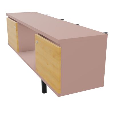 JAMES MEUBLE 2PTE&NICHE L142P36 H73,5CM P.METAL PR BENCH ARIAL P1420 PIED CARRE    R8 R5