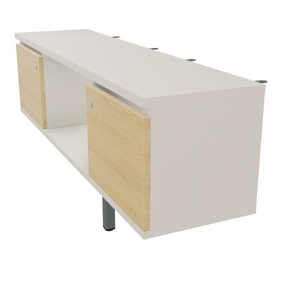 JAMES MEUBLE 2PTES&NICHE L142 P36 H73,5CM P.META.PR BENCH CONECT/4M P.RCT.P1420    N5 R1