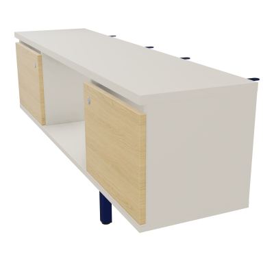 JAMES MEUBLE 2PTES&NICHE L142 P36 H73,5CM P.META.PR BENCH CONECT/4M P.RCT.P1420    N5 R1