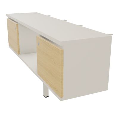JAMES MEUBLE 2PTES&NICHE L142 P36 H73,5CM P.META.PR BENCH CONECT/4M P.RCT.P1420    N5 R1