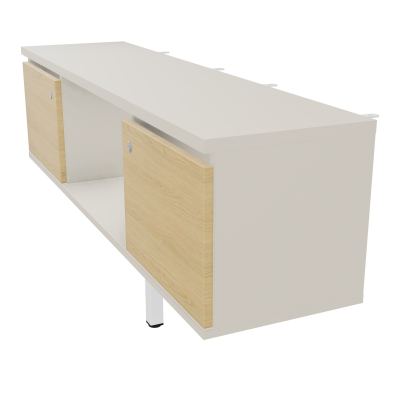 JAMES MEUBLE 2PTES&NICHE L142 P36 H73,5CM P.META.PR BENCH CONECT/4M P.RCT.P1420    N5 R1