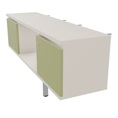 JAMES MEUBLE 2PTES&NICHE L142 P36 H73,5CM P.META.PR BENCH CONECT/4M P.RCT.P1420    N5 R7