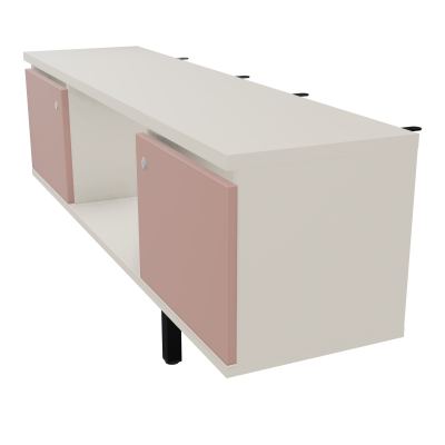 JAMES MEUBLE 2PTES&NICHE L142 P36 H73,5CM P.META.PR BENCH CONECT/4M P.RCT.P1420    N5 R8