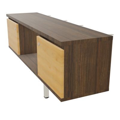 JAMES MEUBLE 2PTES&NICHE L142 P36 H73,5CM P.META.PR BENCH CONECT/4M P.RCT.P1420    N6 R5