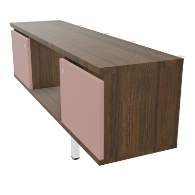 JAMES MEUBLE 2PTES&NICHE L142 P36 H73,5CM P.META.PR BENCH CONECT/4M P.RCT.P1420    N6 R8