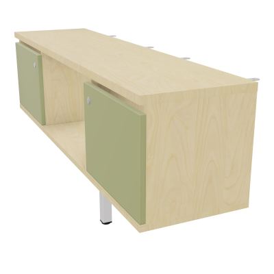 JAMES MEUBLE 2PTES&NICHE L142 P36 H73,5CM P.META.PR BENCH CONECT/4M P.RCT.P1420    N8 R7