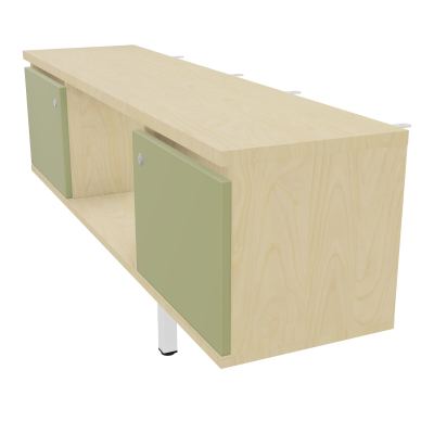 JAMES MEUBLE 2PTES&NICHE L142 P36 H73,5CM P.META.PR BENCH CONECT/4M P.RCT.P1420    N8 R7