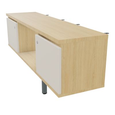 JAMES MEUBLE 2PTES&NICHE L142 P36 H73,5CM P.META.PR BENCH CONECT/4M P.RCT.P1420    R1 N5