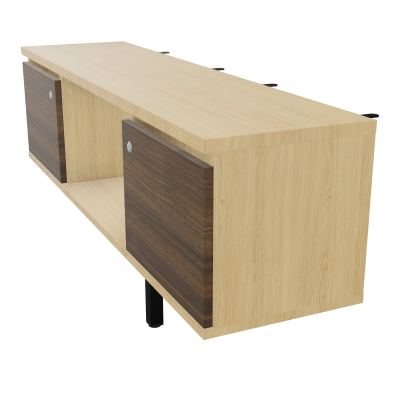 JAMES MEUBLE 2PTES&NICHE L142 P36 H73,5CM P.META.PR BENCH CONECT/4M P.RCT.P1420    R1 N6