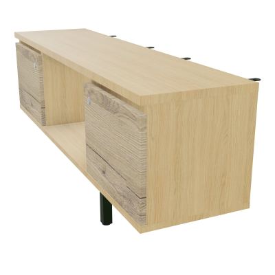 JAMES MEUBLE 2PTES&NICHE L142 P36 H73,5CM P.META.PR BENCH CONECT/4M P.RCT.P1420    R1 R3