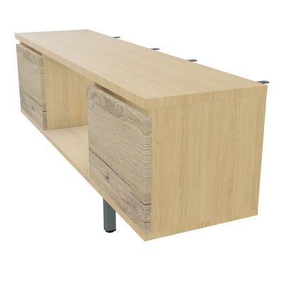 JAMES MEUBLE 2PTES&NICHE L142 P36 H73,5CM P.META.PR BENCH CONECT/4M P.RCT.P1420    R1 R3