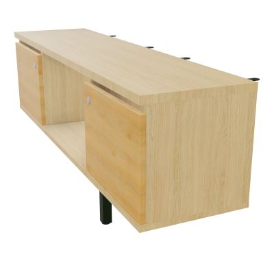 JAMES MEUBLE 2PTES&NICHE L142 P36 H73,5CM P.META.PR BENCH CONECT/4M P.RCT.P1420    R1 R5