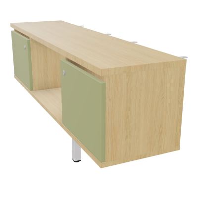 JAMES MEUBLE 2PTES&NICHE L142 P36 H73,5CM P.META.PR BENCH CONECT/4M P.RCT.P1420    R1 R7