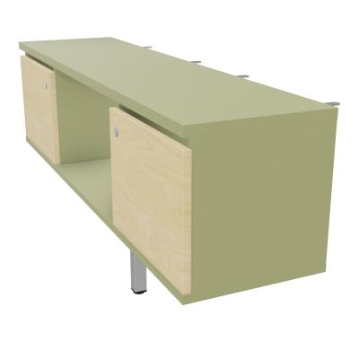 JAMES MEUBLE 2PTES&NICHE L142 P36 H73,5CM P.META.PR BENCH CONECT/4M P.RCT.P1420    R7 N8