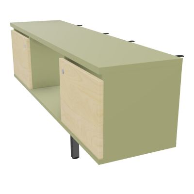 JAMES MEUBLE 2PTES&NICHE L142 P36 H73,5CM P.META.PR BENCH CONECT/4M P.RCT.P1420    R7 N8