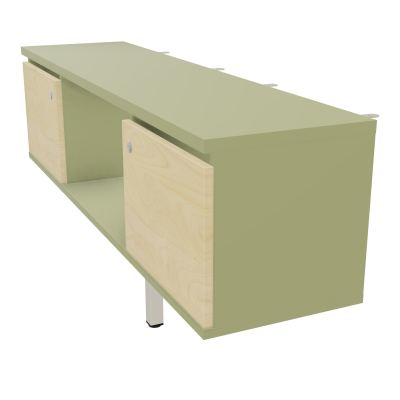 JAMES MEUBLE 2PTES&NICHE L142 P36 H73,5CM P.META.PR BENCH CONECT/4M P.RCT.P1420    R7 N8