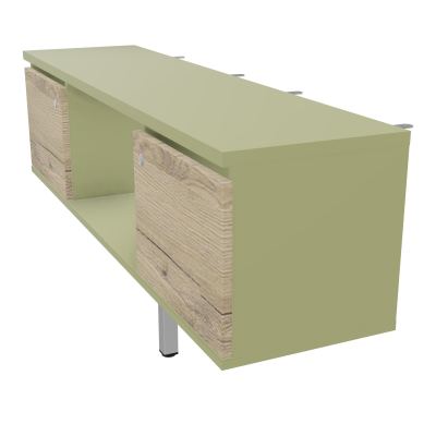 JAMES MEUBLE 2PTES&NICHE L142 P36 H73,5CM P.META.PR BENCH CONECT/4M P.RCT.P1420    R7 R3