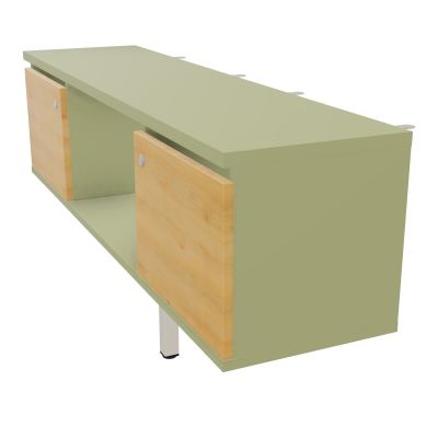 JAMES MEUBLE 2PTES&NICHE L142 P36 H73,5CM P.META.PR BENCH CONECT/4M P.RCT.P1420    R7 R5