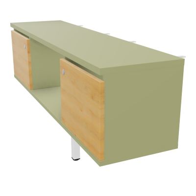 JAMES MEUBLE 2PTES&NICHE L142 P36 H73,5CM P.META.PR BENCH CONECT/4M P.RCT.P1420    R7 R5