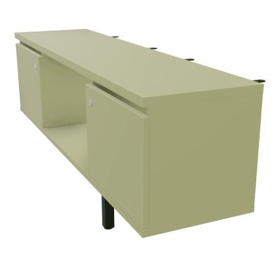 JAMES MEUBLE 2PTES&NICHE L142 P36 H73,5CM P.META.PR BENCH CONECT/4M P.RCT.P1420    R7 R7