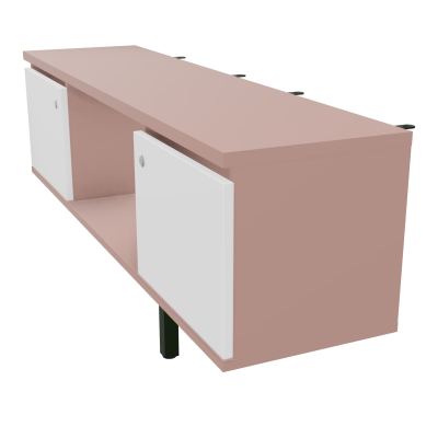 JAMES MEUBLE 2PTES&NICHE L142 P36 H73,5CM P.META.PR BENCH CONECT/4M P.RCT.P1420    R8 MG