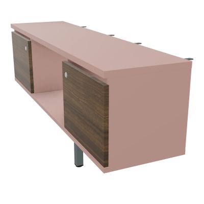 JAMES MEUBLE 2PTES&NICHE L142 P36 H73,5CM P.META.PR BENCH CONECT/4M P.RCT.P1420    R8 N6