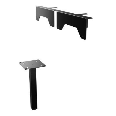 JAMES PIED SOUTIEN METAL 40X40 + FIXATION PR MEUBLE L.1650MM PR ARIAL PIED CARRE SG